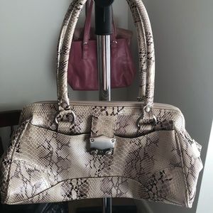 Faux Snake skin purse